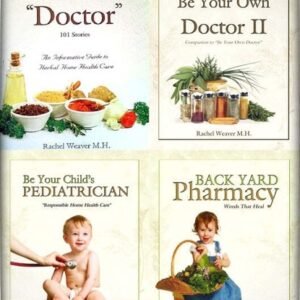 4 BOOK SET - Be Your Own Doctor 1/2, Pediatrician & Pharmacy by Rachel Weaver MH