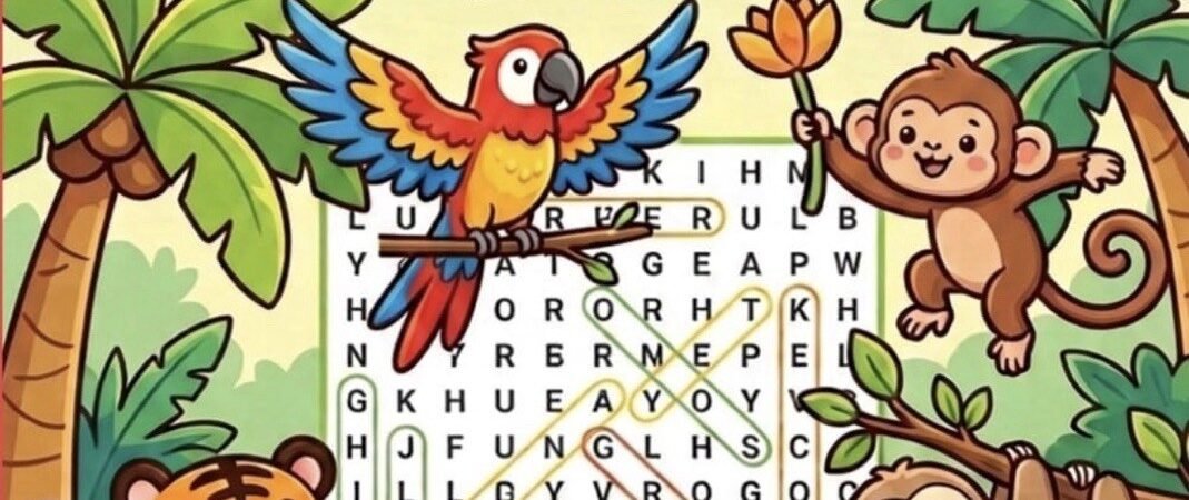 Jungle Animal Word Search: Fun & Challenging Puzzle Book for Nature Enthusiasts