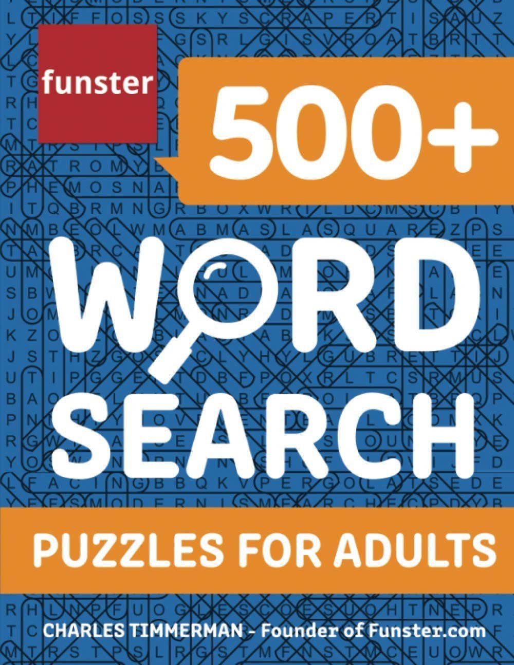Funster 500+ Word Search Puzzles for Adults: Word Search Book for Adults wit…