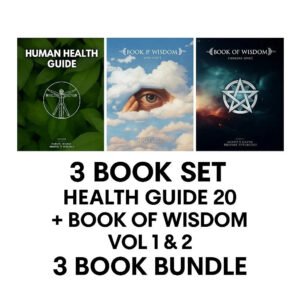 Health Guide 20 + Book of Wisdom Vol 1 & 2 by Harry B. Joseph – 3 Book BUNDLE