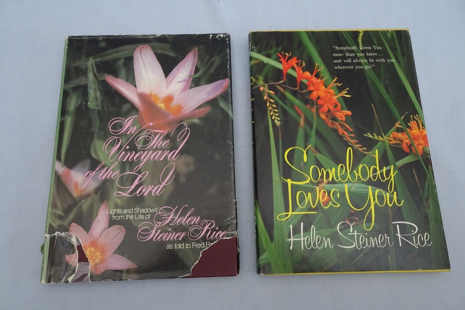 2 Vintage 1979 Helen Steiner Rice Books Inspirational Religious Poetry Hardcover