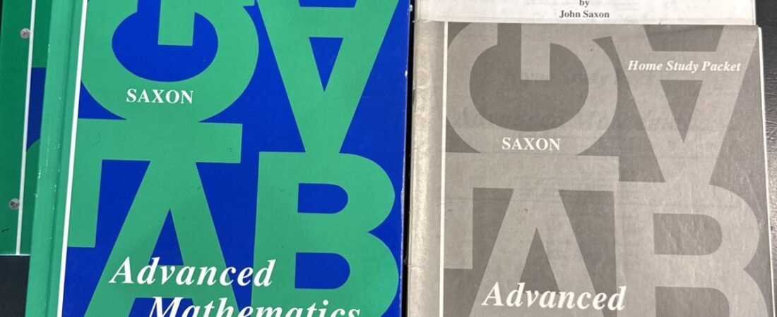Saxon Advanced Mathematic Set Of 4 Books