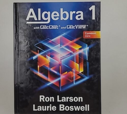 Common Core Algebra 1 Student Edition Hardcover Textbook 2022 Larson Boswell