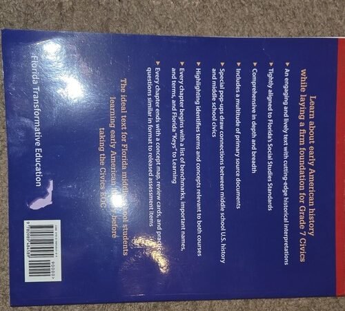 Gateway to Early American History Textbook Intermediate Civics History PB 2009