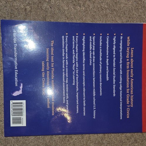 Gateway to Early American History Textbook Intermediate Civics History PB 2009