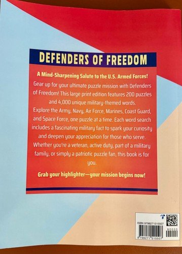 Large Print Word Search Puzzle Book. Last Minute Veterans Day Gifts – Fast Ship!