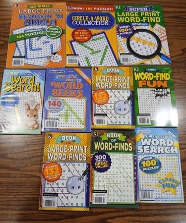 Lot of 10 New Penny Press Kappa Take A Break Word Search Puzzle Books MIXED
