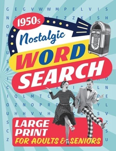 Nostalgic Word Search for Adults and Seniors (Large/Big Print) by Press Books