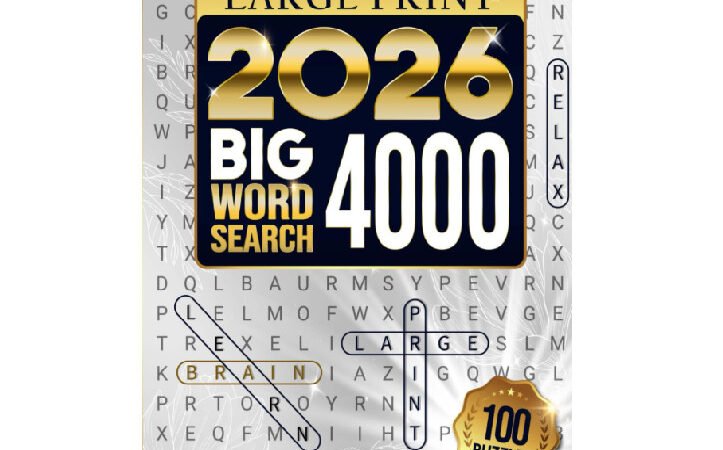 Word Search Books for Adults Large Print Puzzle: Big Word Find Puzzles for Adult