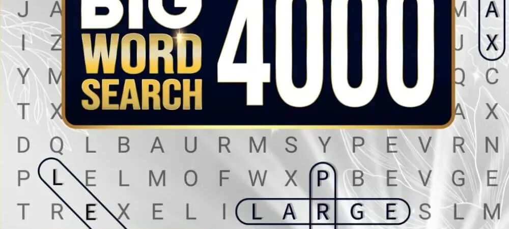 Word Search Books for Adults Large Print Puzzle: Big Word Find Puzzles for Adult