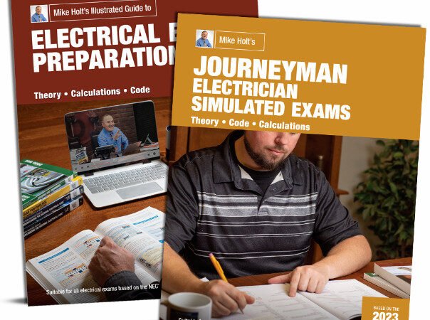 Mike Holt’s 2023 Electrician Exam Prep Book & Journeyman Simulated Exams
