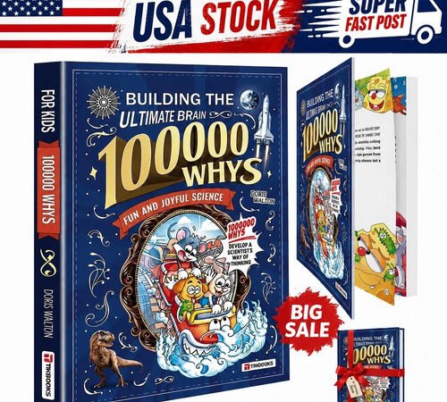 Children’s Encyclopedia 100000 Whys Kids Book Ages 6-12 Extracurricular Reading