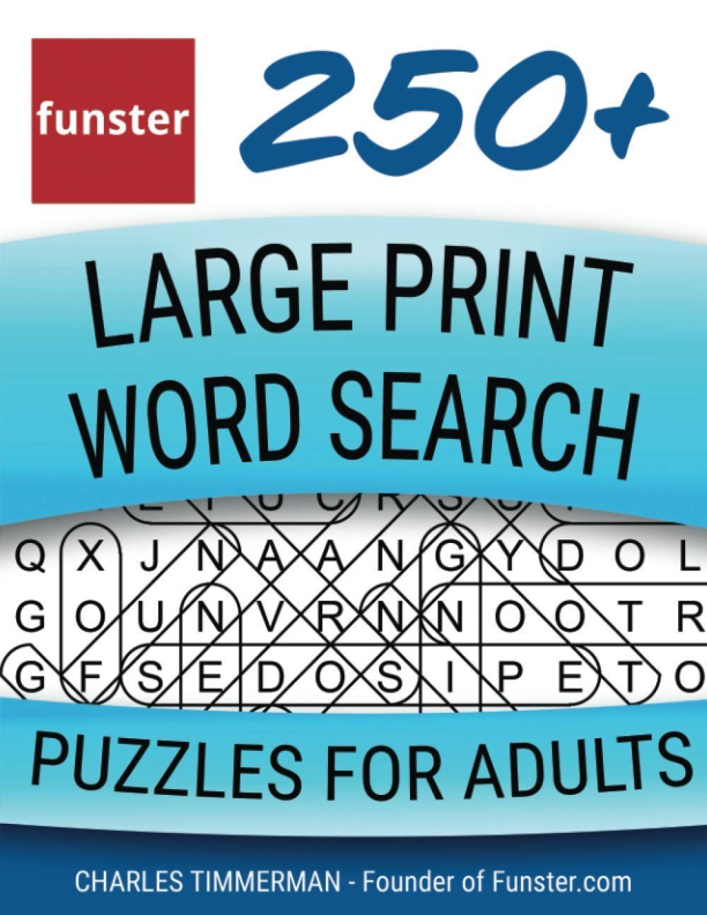 Funster 250+ Large Print Word Search Puzzles for Adults: Word Search Book fo…