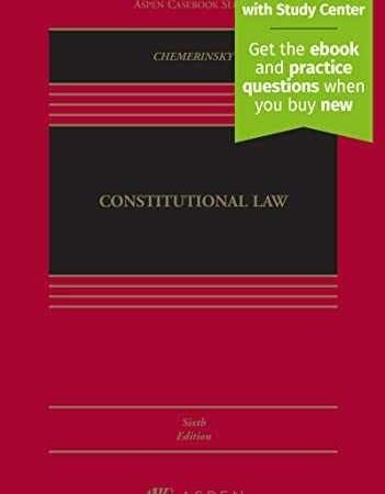 Constitutional Law [Connected – Hardcover, by Erwin Chemerinsky – Very Good j