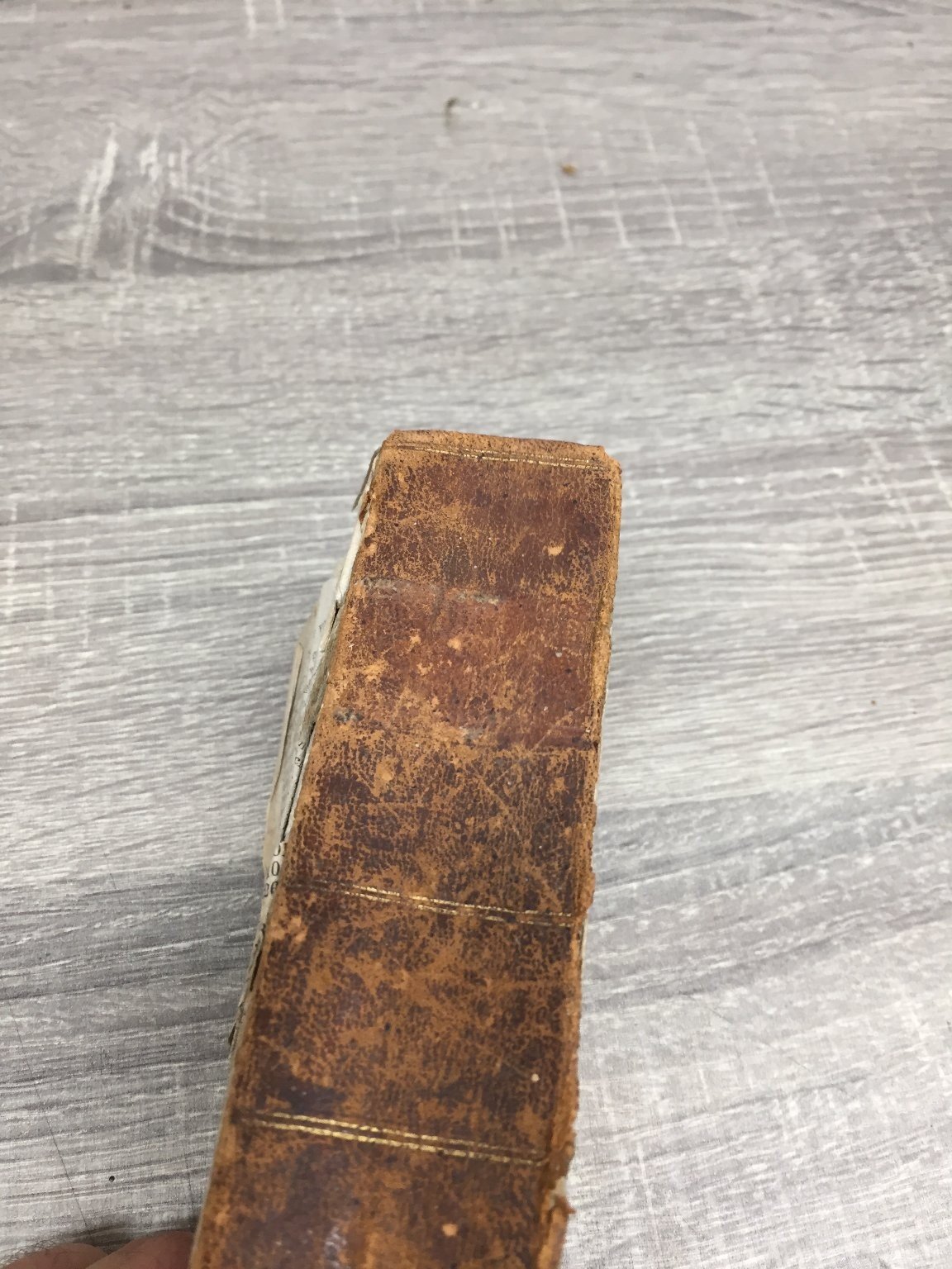 Antique Hymnal Sacred Songs 1800s Religious Poetry Devotional Leather Book