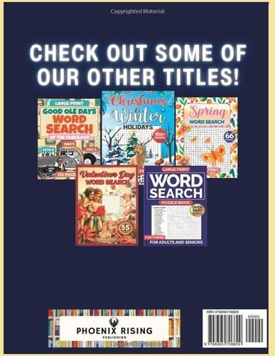 4000 Word Search Large Print Big Puzzle Book for Adults and Seniors: (200 Themed