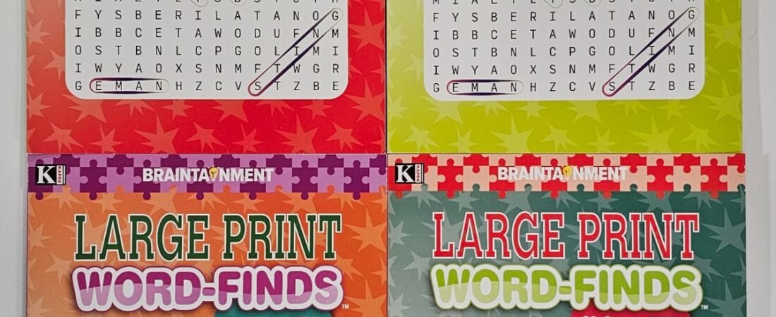 4 New Large Print Word-Finds Puzzle Books Kappa Games Vol #499-502~ Search,Hunt
