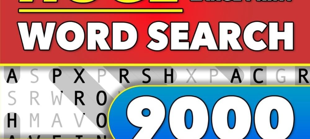 Huge Book of Large Print Word Search 9000 Words  224 Puzzles  Varied Themes  …