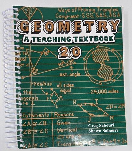 Geometry: A Teaching Textbook 2.0 Student Book [Spiral-bound] | TEXTBOOK ONLY