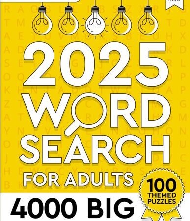 4000 Big Word Search for Adults Large Print (100 Themed Puzzles): Relaxing &…