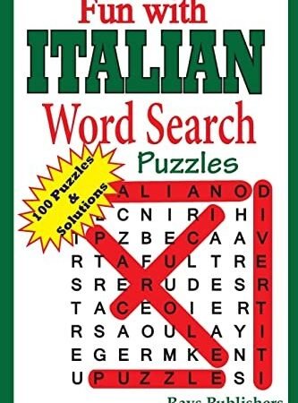 Fun with Italian – Word Search – VERY GOOD
