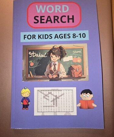 Kids Word Search Puzzle Book (Ages 8–10)