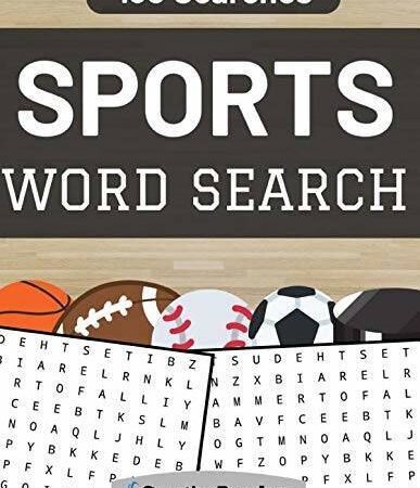 Sports Word Search: Baseball, Soccer, Football, Basketball and Hocke – VERY GOOD