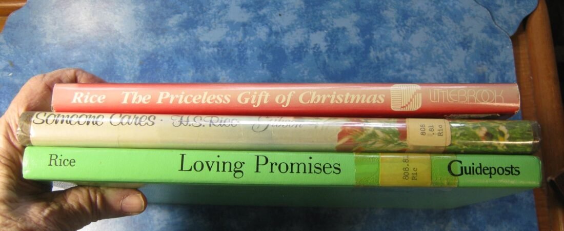 LOT OF 4 POEMS OF HELEN STEINER RICE HCDJ 1984 Loving Promises CHRISTMAS VGC