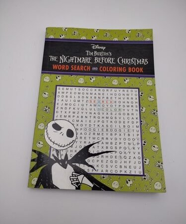 Disney Tim Burtons The Nightmare Before Christmas Word Search & Coloring Book